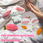 🍓Mansikkapupu muuttui pikku kaniksi🎀 Hedelmänukke Pehmolelu🐰