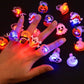 🎁 LED-Valo Halloween Sormus 😍 - 50 kpl setti