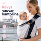 4-in-1 hengittävä vauvan kantoreppu – 0–36 kuukautta, eteen/taakse/sisään/ulos – käsivapaa mukavuus vanhemmalle ja vauvalle! ✨