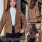 Korean tyyli lyhyt muoti trench takki