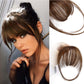 Clip in Bangs 100% ihmisen hiusten pidennykset Air Bangs