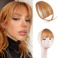 Clip in Bangs 100% ihmisen hiusten pidennykset Air Bangs