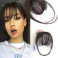 Clip in Bangs 100% ihmisen hiusten pidennykset Air Bangs