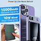 🌟Upea Power Bank!🌟 20000mAh Ultraohut Pikalatauskannettava virta