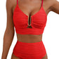 🔥🔥2026 UUSI TYYPPI -50%⚡50K+ MYYTY!👙Naisten Push Up High Waist Bikini