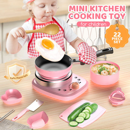 🎁Lasten Oikean Kokkauksen Minikeittiölelut - 22 osaa setti