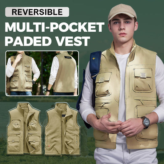 Kääntyvä Monetaskuinen Topatut Vest