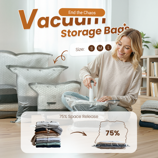 🎅 KUUMAA ALEA 50 % POIS🎁 Matkailutyhjiökotelot & Kannettava Pumpun Setti