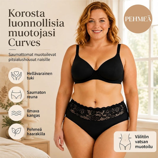 🌸 -50 % NYT! 🌸 Naisten pehmeät hengittävät pitsialushousut
