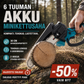 6-Zoll-Akku-Minikettensäge mit 2 Akkus