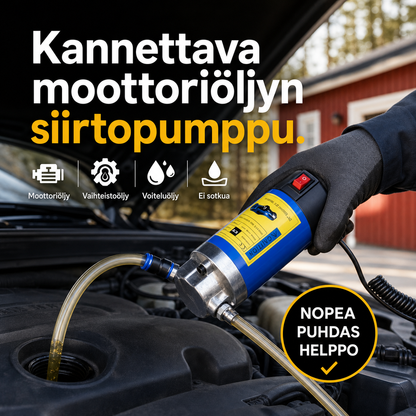 📢📢 50% ALENNUS !! ⏰ Kannettava moottoriöljyn siirtopumppu