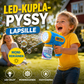 Monireikäinen led-valoinen kuplapyssy lapsille