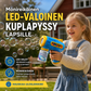Monireikäinen led-valoinen kuplapyssy lapsille