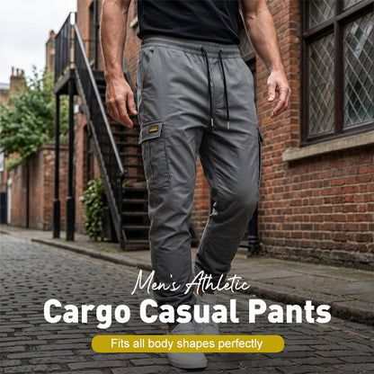 ⏳🔥RAJOITETUN AJAN -50%! 👖Miesten rennot cargo-housut – Tyylikkäät, mukavat ja säädettävät ✨