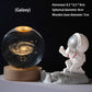 Pääsiäinen 3D Galaxy -kristallipalloyövalo sisustusvalo (50 % ALE)