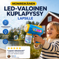 Monireikäinen led-valoinen kuplapyssy lapsille