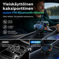 📻 NYT 50 % ALENNUS! 🚗 Yleiskäyttöinen kaksiporttinen auton FM-Bluetooth-lähetin – langaton musiikin toisto, handsfree-puhelut ja kaksi USB-latausporttia 🔌