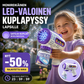 Monireikäinen led-valoinen kuplapyssy lapsille