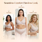 💕 Hyllytön Langaton Naisten Mukavat Langattomat Pojat Push Up Bralettes Saumattomat T-paidat Pojat Syvä V Arki Pojat
