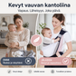 4-in-1 hengittävä vauvan kantoreppu – 0–36 kuukautta, eteen/taakse/sisään/ulos – käsivapaa mukavuus vanhemmalle ja vauvalle! ✨