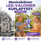 Monireikäinen led-valoinen kuplapyssy lapsille