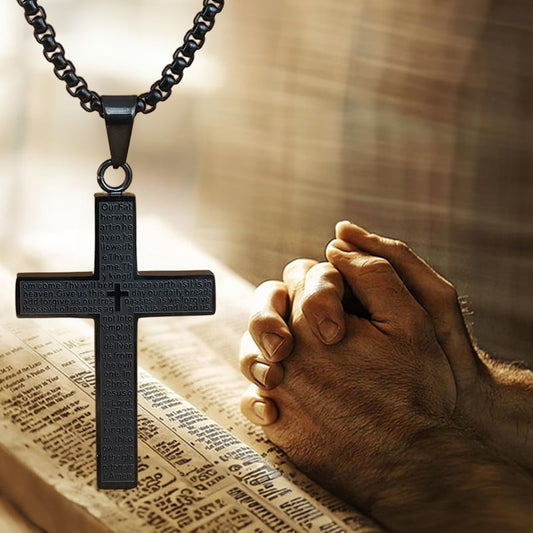 🎉OSTA 1, SAAT 1 ILMAISEKSI✝️ Herran rukous -kaulakoru raapustusristillä