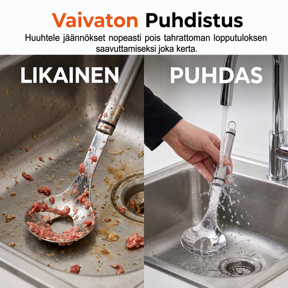🔥Osta 1, saat 1 ilmaiseksi🎁Ruostumaton teräs lihapullien valmistuslusikka, tarttumaton kauha ja valutuspallomuottilusikka