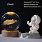 Pääsiäinen 3D Galaxy -kristallipalloyövalo sisustusvalo (50 % ALE)