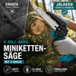 6-Zoll-Akku-Minikettensäge mit 2 Akkus