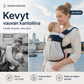 4-in-1 hengittävä vauvan kantoreppu – 0–36 kuukautta, eteen/taakse/sisään/ulos – käsivapaa mukavuus vanhemmalle ja vauvalle! ✨