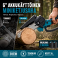 6-Zoll-Akku-Minikettensäge mit 2 Akkus