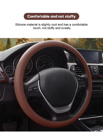 🎁 Hitissä -49 % 🔥 Monikäyttöinen silikoninen ohjauspyörän päällinen autoon