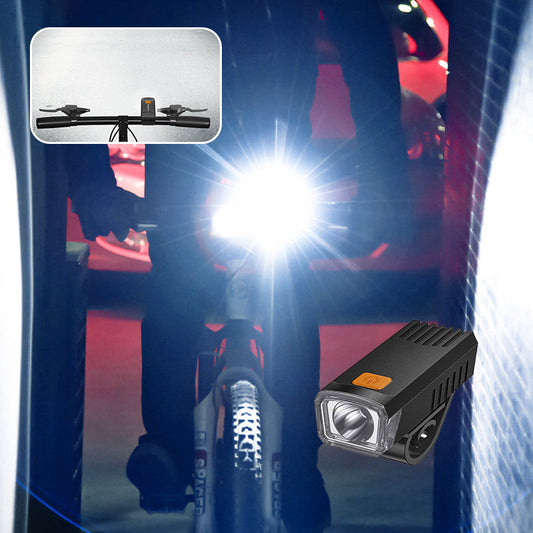 🚴‍♂️ LED-vedenkestävä ladattava pyörän etulamppu pidikkeellä – kirkas & kestävä✨