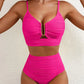 🔥🔥2026 UUSI TYYPPI -50%⚡50K+ MYYTY!👙Naisten Push Up High Waist Bikini