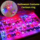 🎁 LED-Valo Halloween Sormus 😍 - 50 kpl setti