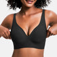 💕 Hyllytön Langaton Naisten Mukavat Langattomat Pojat Push Up Bralettes Saumattomat T-paidat Pojat Syvä V Arki Pojat