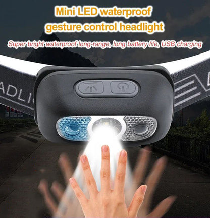 Mini LED -vesitiivis eleohjattu päävalo