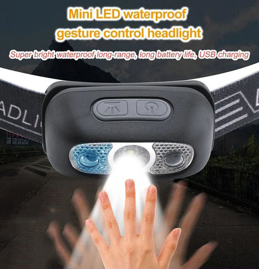 Mini LED -vesitiivis eleohjattu päävalo
