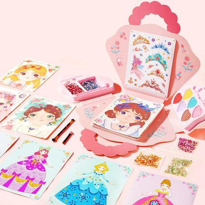 🔥 Viimeisen päivän tarjous -50% 💅 Fantasia 3-in-1 Prinsessa Pukeutumis- ja Meikkauspeli 💝