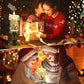 🎅Lämmittävä toiminto🎅Joulukynttilän yövalaistus🕯️