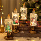 🎄Paristokäyttöinen valaistu joulun lumipallo-kynttil