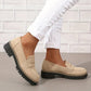 🔥Naisten mukavat paksupohjaiset slip-on-loaferit   🥿