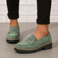🔥Naisten mukavat paksupohjaiset slip-on-loaferit   🥿