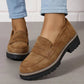🔥Naisten mukavat paksupohjaiset slip-on-loaferit   🥿