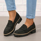 🔥Naisten mukavat paksupohjaiset slip-on-loaferit   🥿