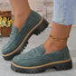 🔥Naisten mukavat paksupohjaiset slip-on-loaferit   🥿
