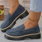 🔥Naisten mukavat paksupohjaiset slip-on-loaferit   🥿