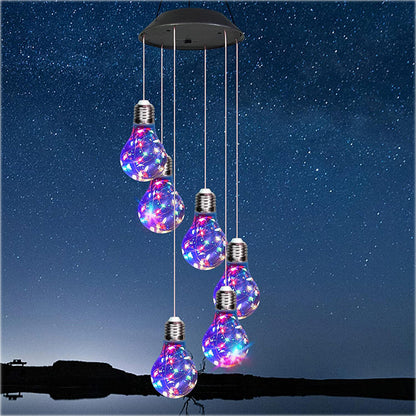🌠2025 Uusi Muotoilu 50% ALE💡Ulkovärien LED-aurinkokäyttöinen Tuulikello