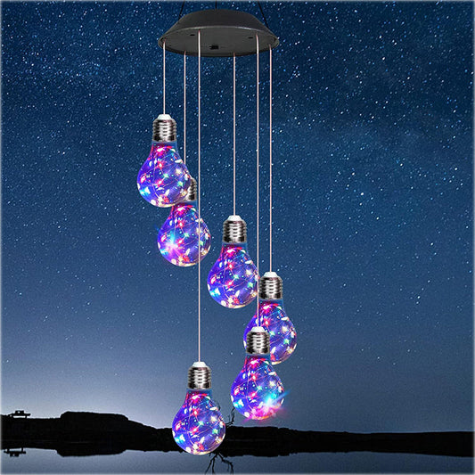 🌠2025 Uusi Muotoilu 50% ALE💡Ulkovärien LED-aurinkokäyttöinen Tuulikello