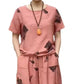 💖Naisten painokuvioinen T-paita & Cropped-housut -setti